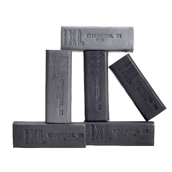 2306196+Derwent+Charcoal+XL+Blocks+Tin+6+Pyramid.J
